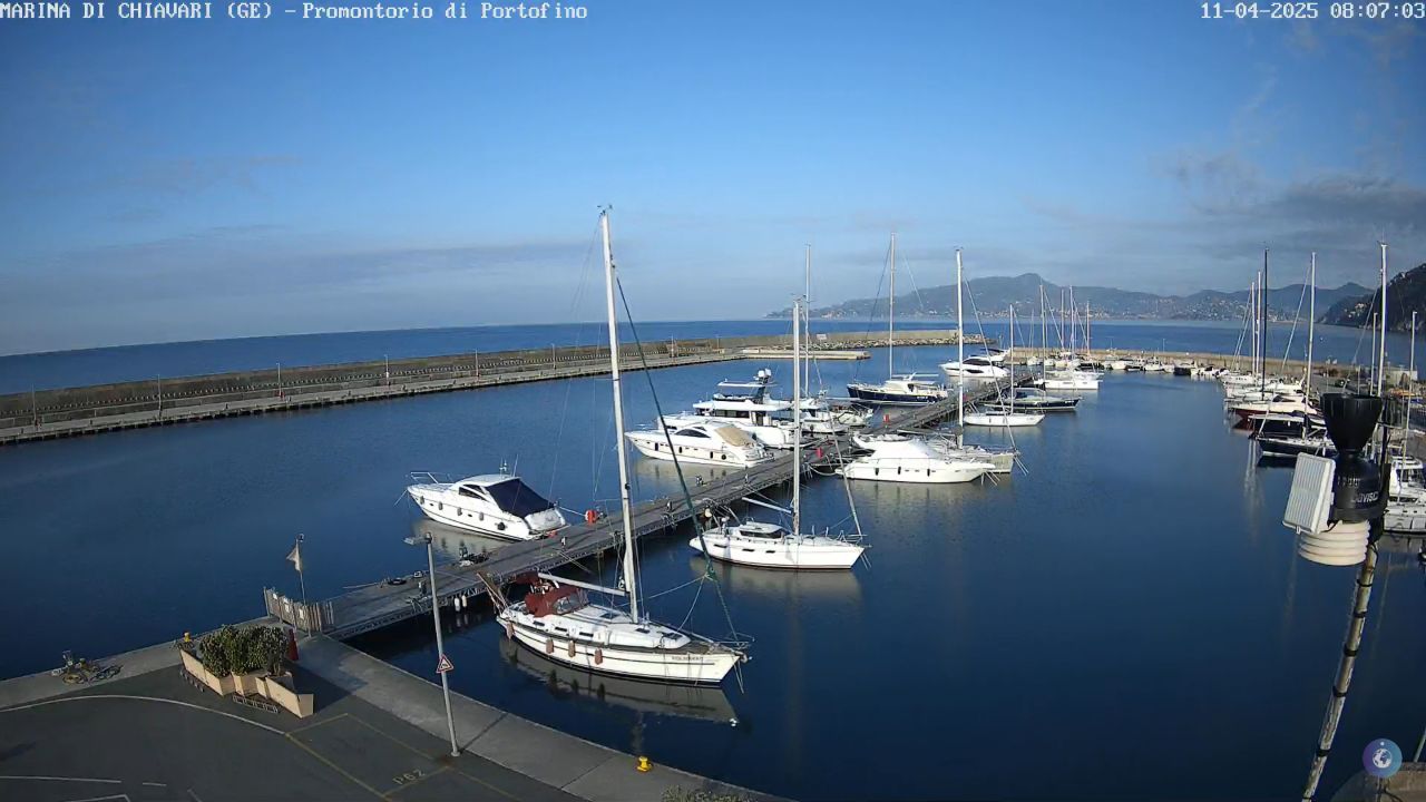 Marina di Chiavari Live Webcam on the Tigullio Gulf