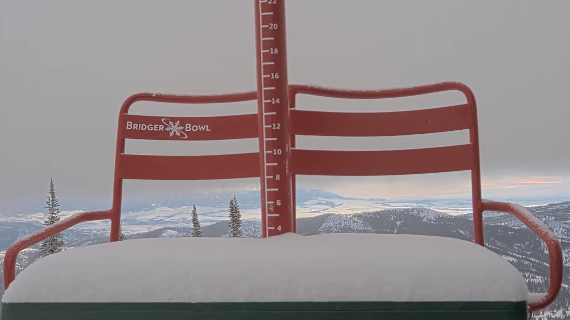Bridger Bowl Webcam – Red Chair