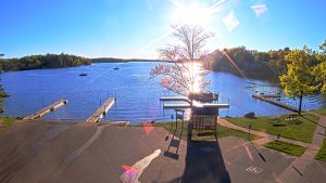 View The Live Cam In Lake Tomahawk, Wisconsin