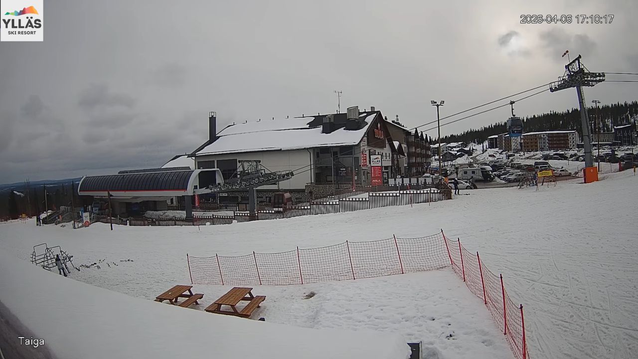 Ylläs Ski Resort Gondolin Ala-asema Cam