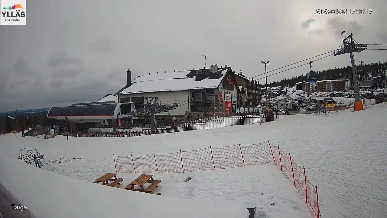 Ylläs Ski Resort Gondolin Ala-asema Cam