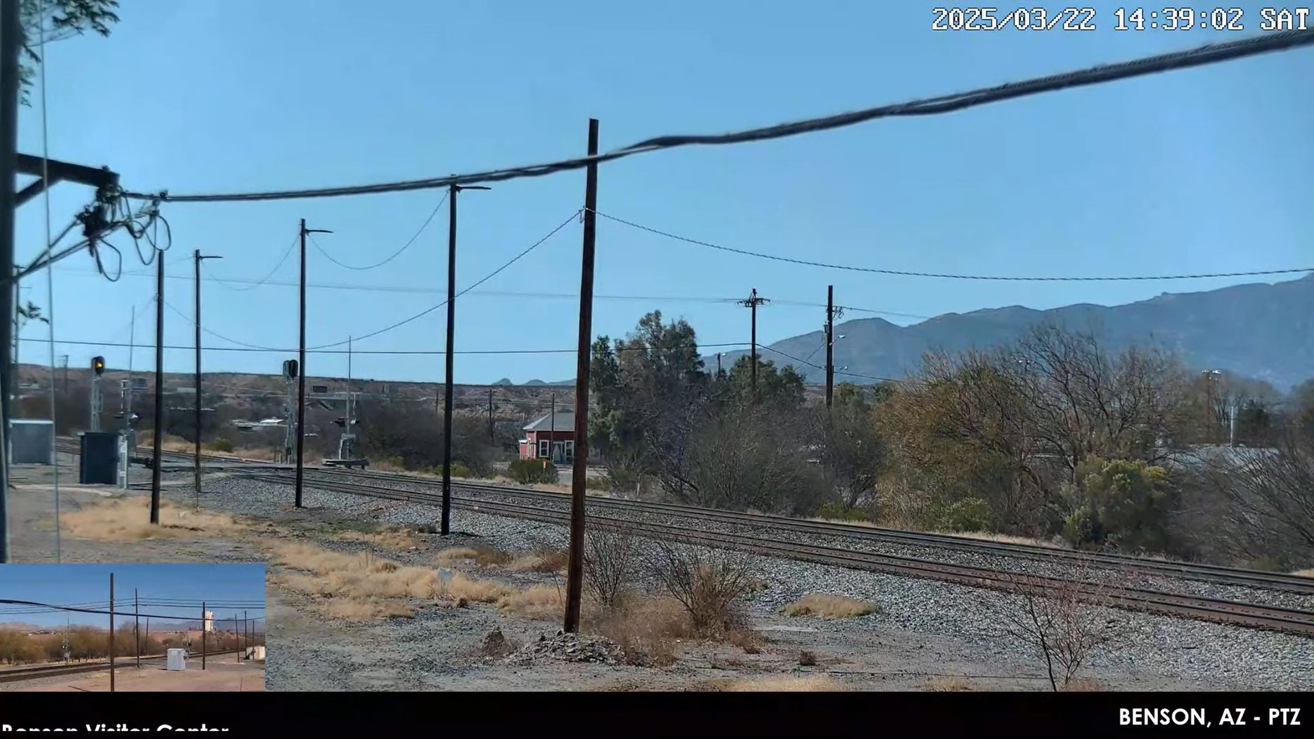 Benson Arizona Live Railcam