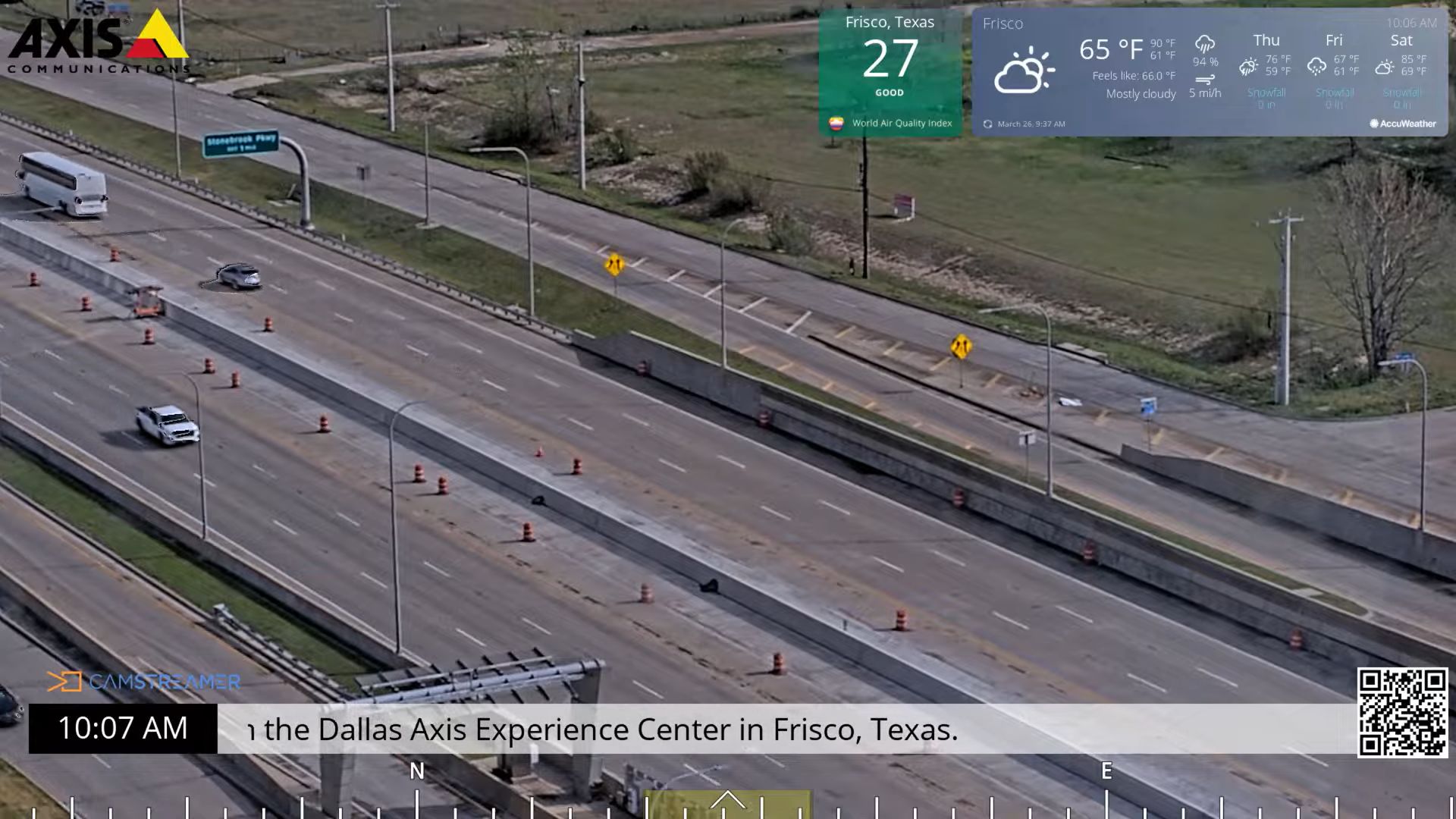 Live Axis Camera in Frisco, Texas