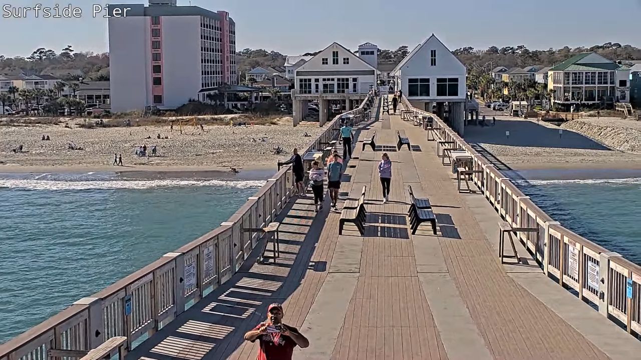 Surfside Beach Pier Live Webcam – South Carolina, USA