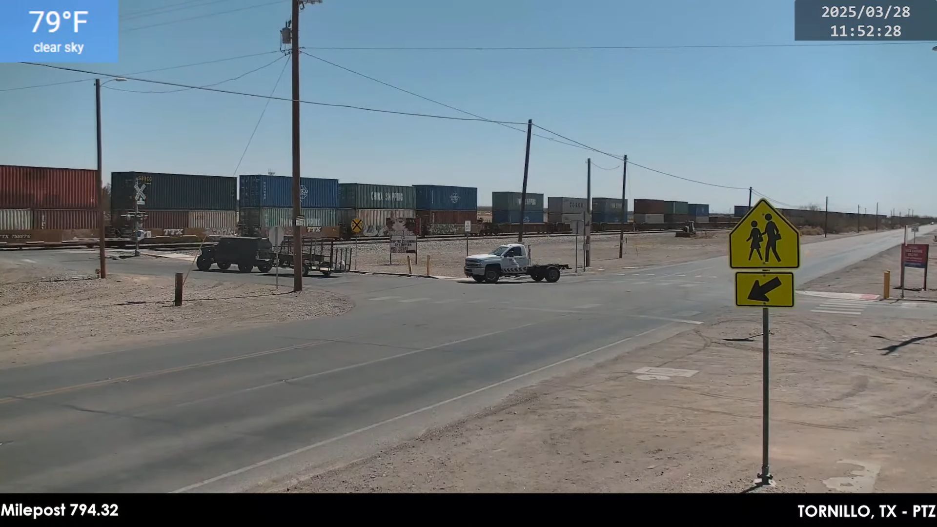Tornillo, Texas Live Webcam – Union Pacific Valentine Sub
