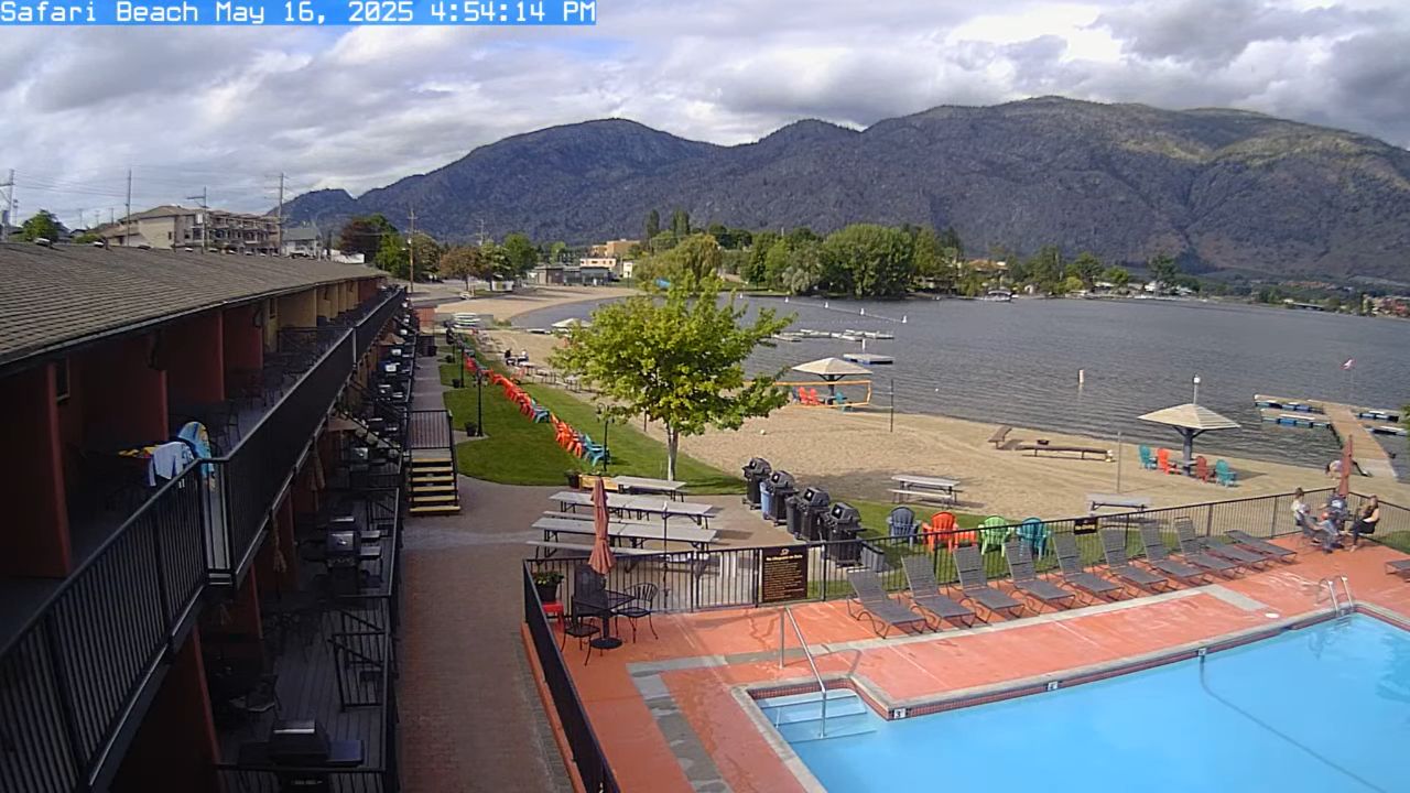 Live Webcam Safari Beach Resort – Osoyoos, BC