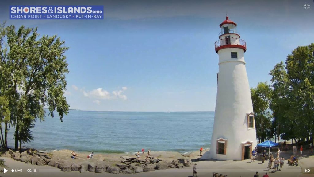 Marblehead Lighthouse Webcam - Toledo, Ohio