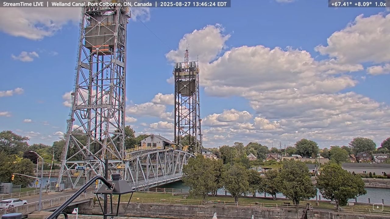 Live Webcam Welland Canal – Port Colborne