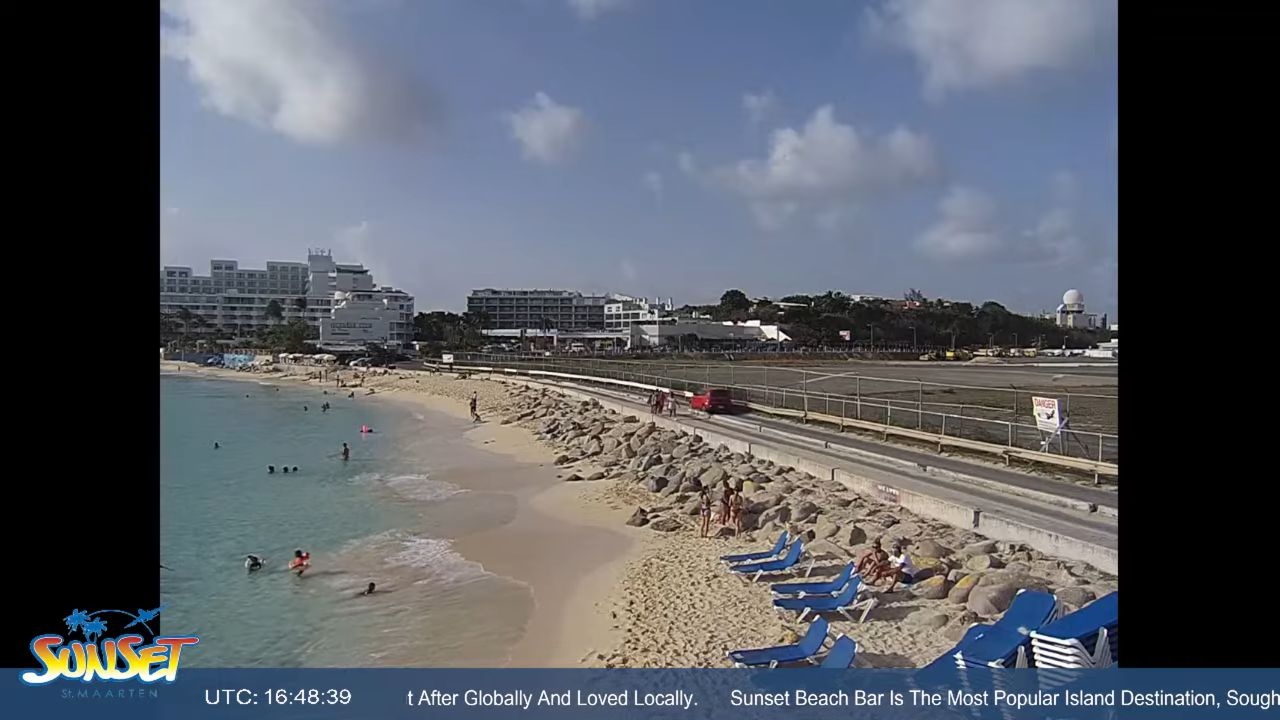 Sunset Beach Bar Webcam – Simpson Bay, Sint Maarten