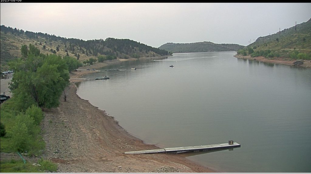 Live Webcam Horseshoe Reservoir - Larimer County, Co
