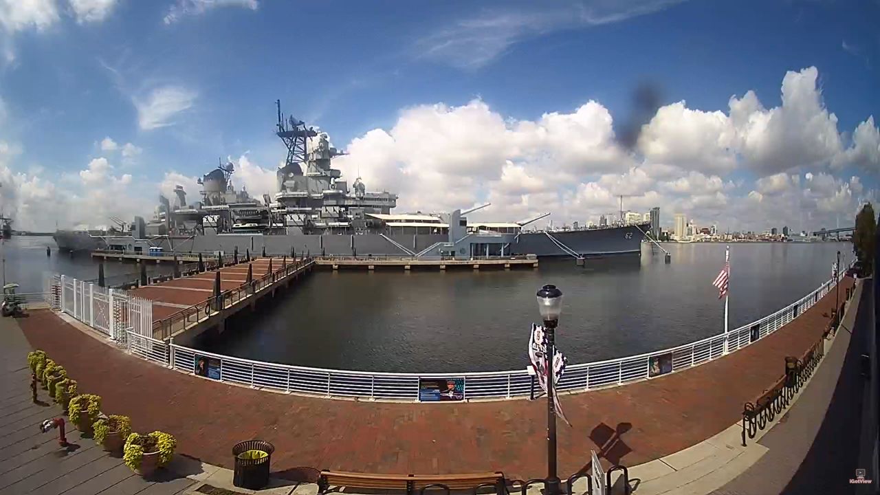 Live Webcam Battleship New Jersey – Camden, NJ