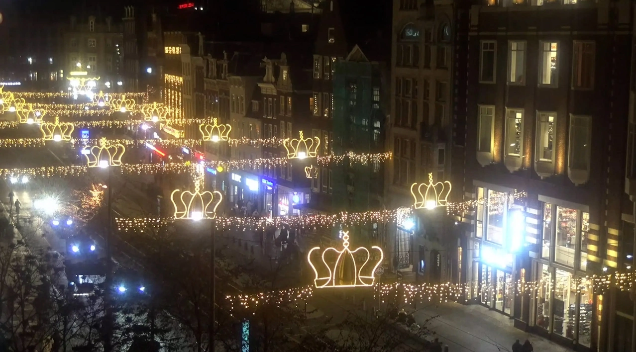 Live Webcam Damrak Street – Amsterdam, North Holland