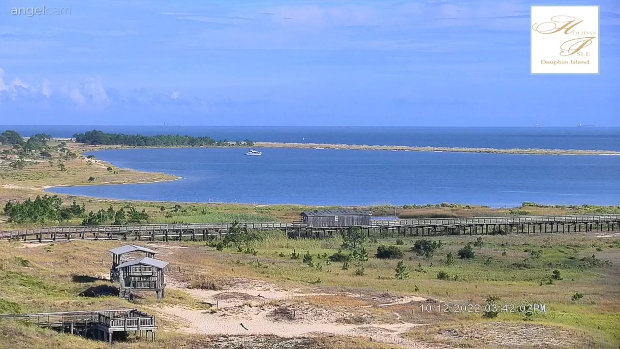 Live Webcam Holiday Isle Beach Condos Dauphin Island, AL