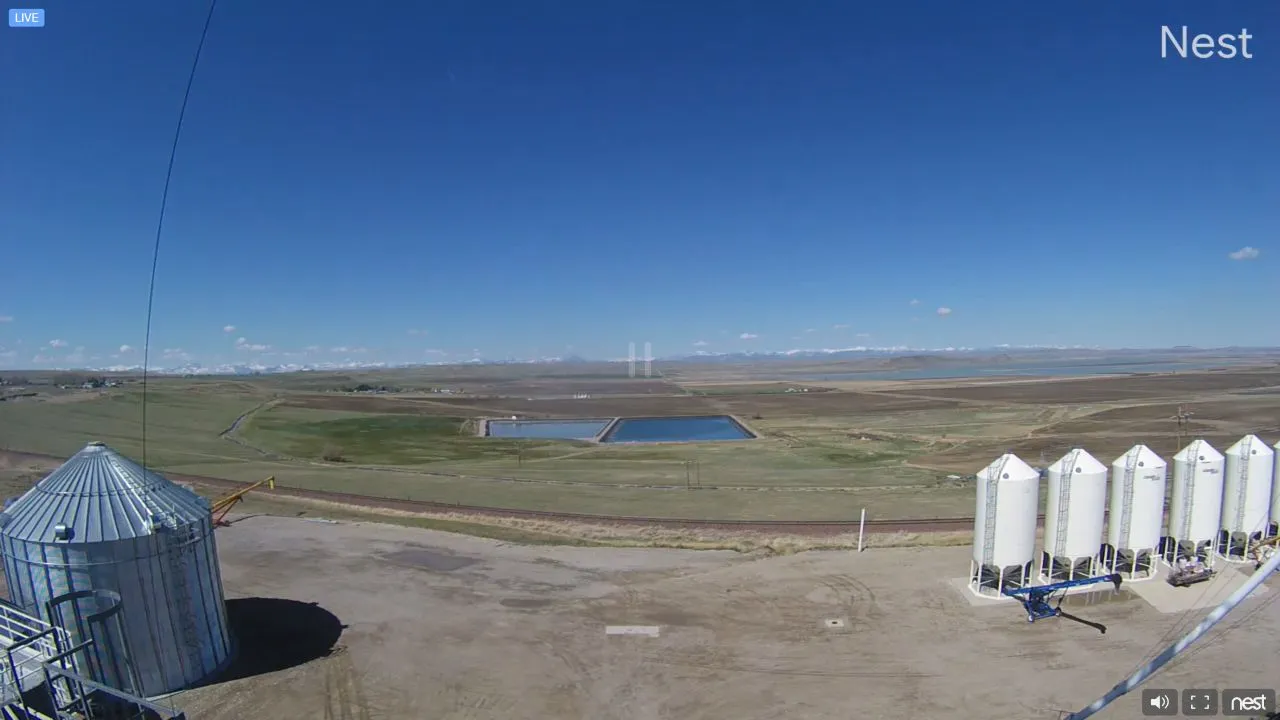 Live Webcam East Slope Rockies – Fairfield, Montana