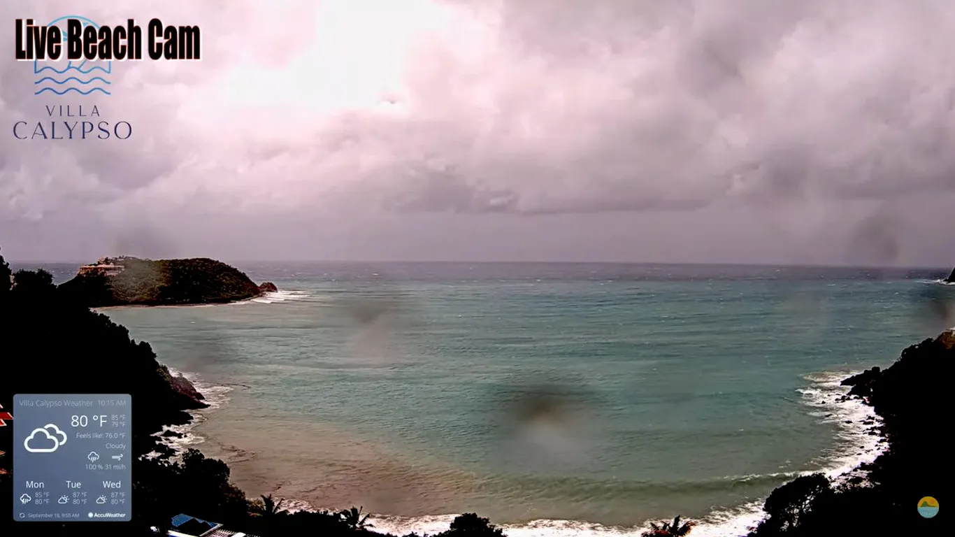 Live Webcam Klein Bay – Villa Calypso – St John, USVI