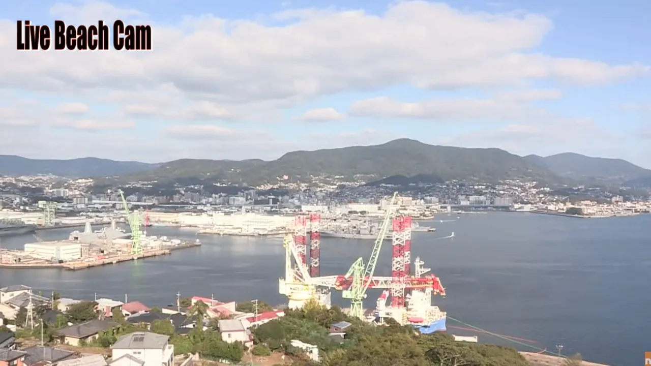 Nagasaki Port Live Webcam – Nagasaki, Japan