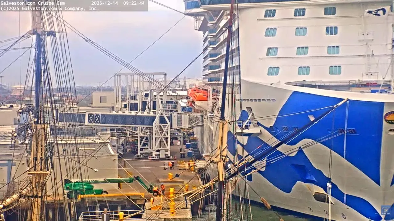 Galveston Cruise Port Webcam – Galveston, Texas