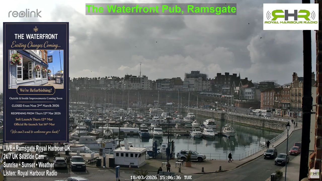 Ramsgate Royal Harbour Live Webcam – Kent, England