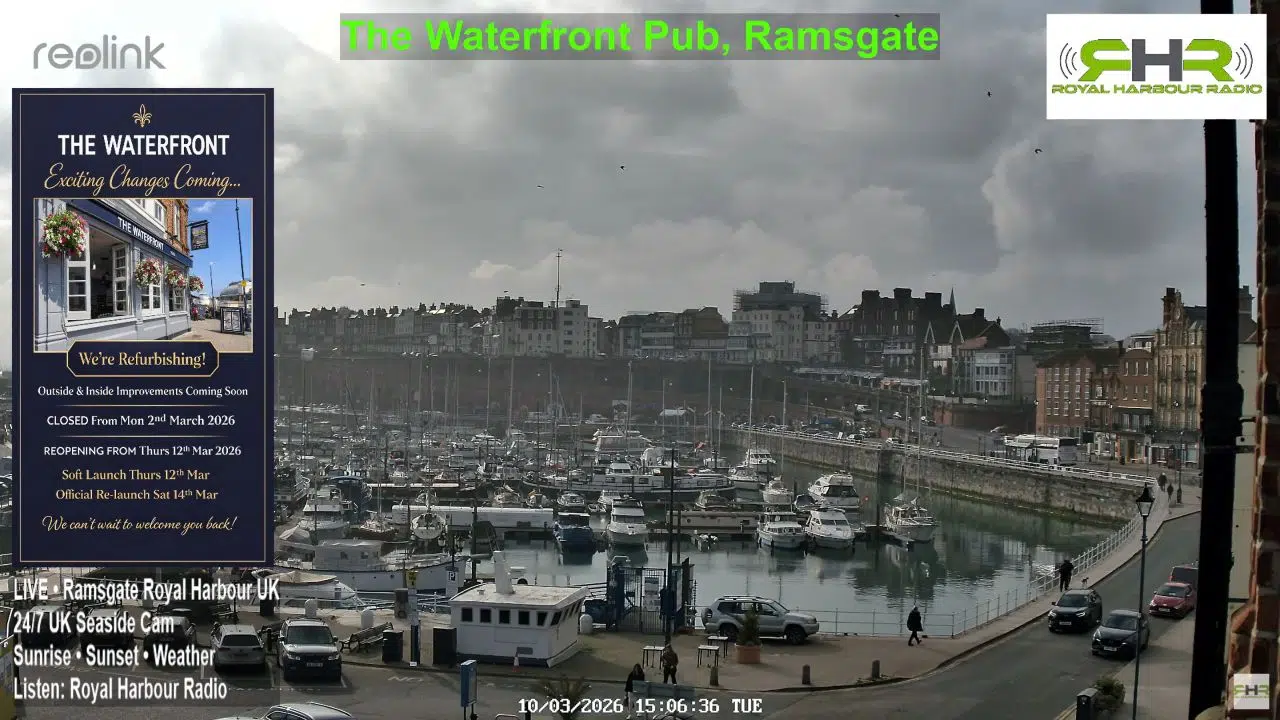 Ramsgate Royal Harbour Live Webcam – Kent, England