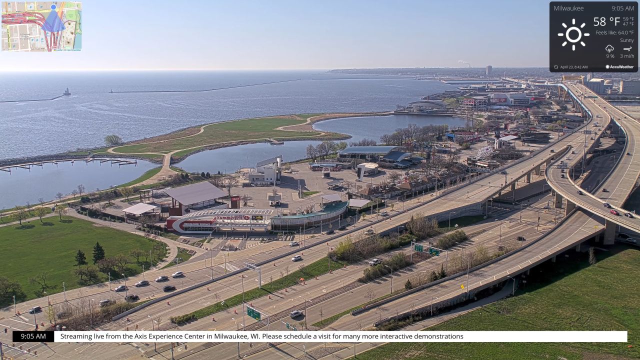 Live Webcam Milwaukee, Wisconsin Downtown I-794