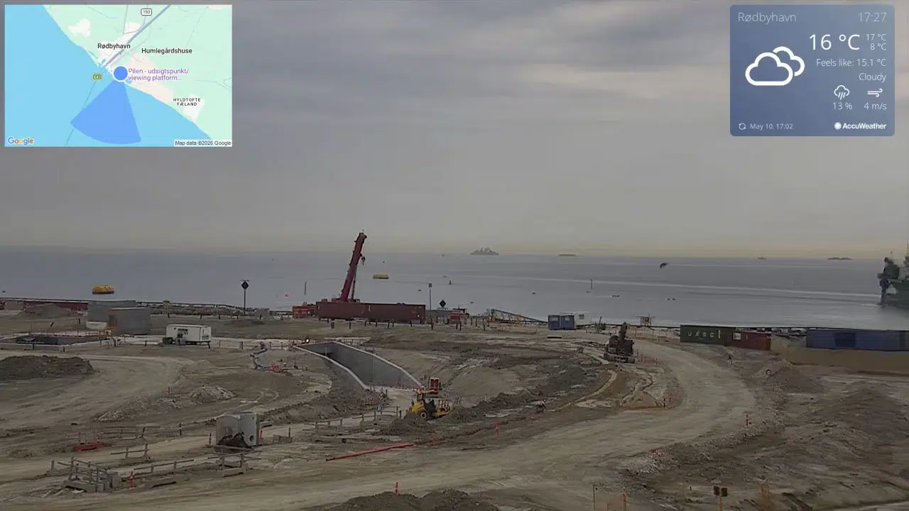 Live Webcam Fehmarnbelt Tunnel – Rødbyhavn, Denmark
