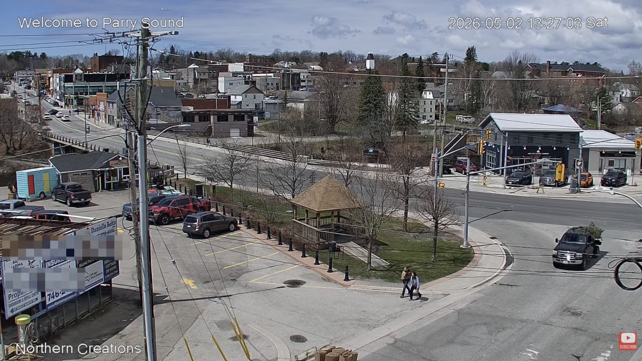 Live Webcam Parry Sound, Ontario, Canada